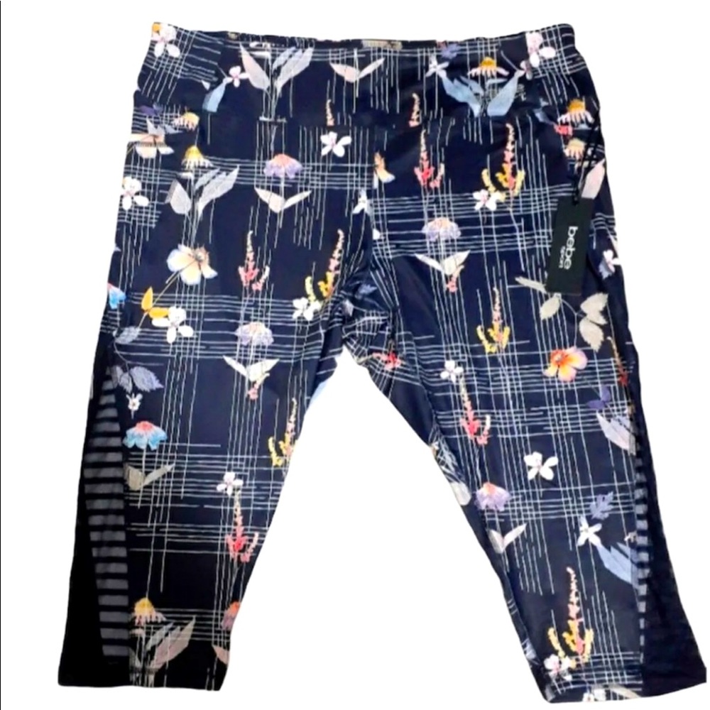 NWT Bebe sport capri leggings suze 3X